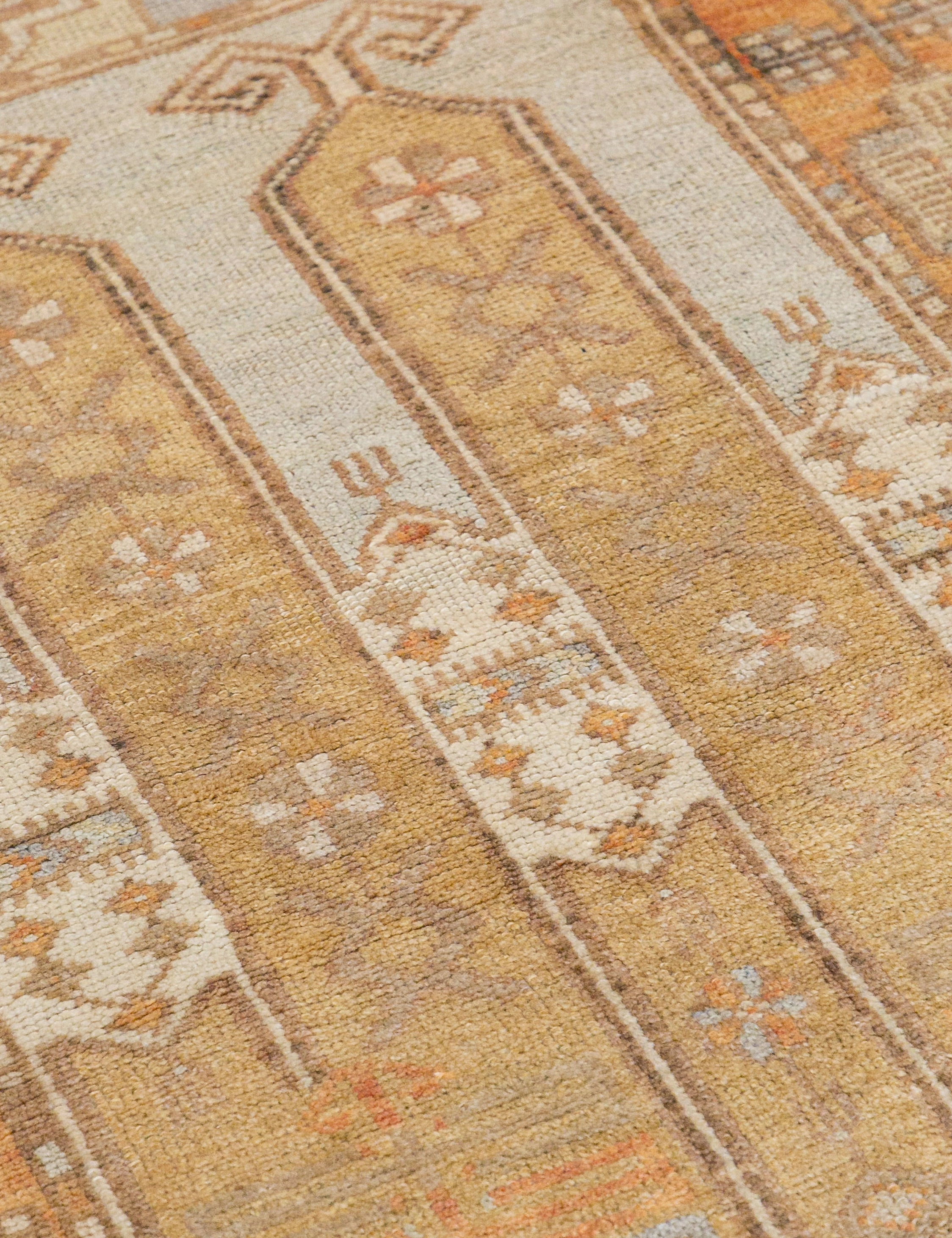 Vintage Turkish Hand-Knotted Wool Runner Rug No. 241, 2'11" x 5'10"