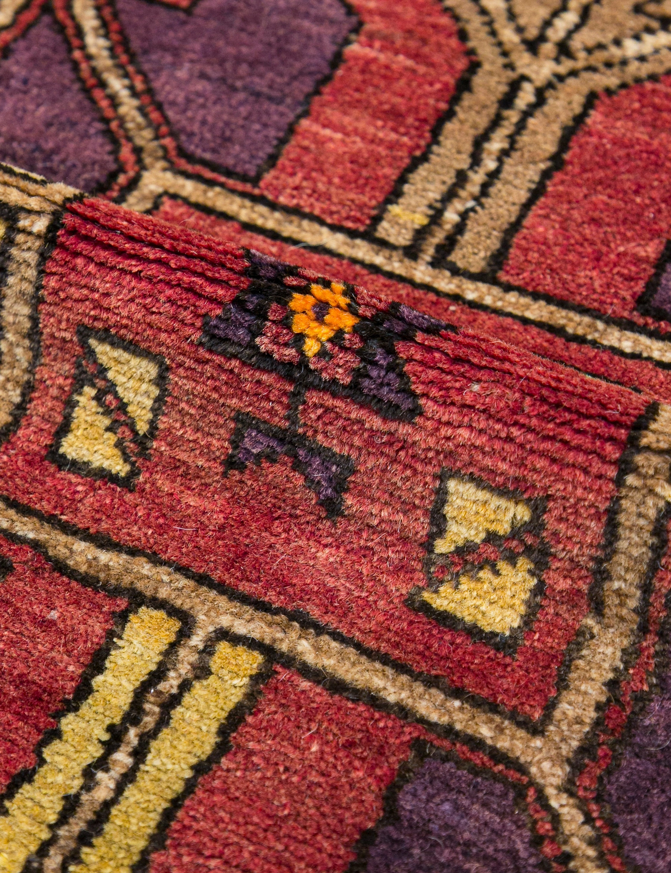 Vintage Turkish Hand-Knotted Wool Runner Rug No. 242, 4' x 14'1"