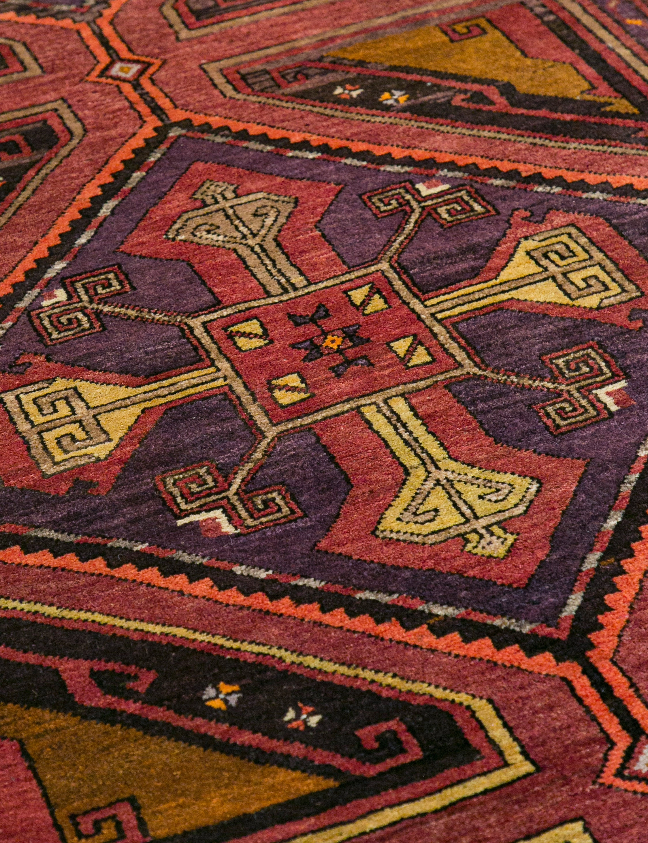 Vintage Turkish Hand-Knotted Wool Runner Rug No. 242, 4' x 14'1"