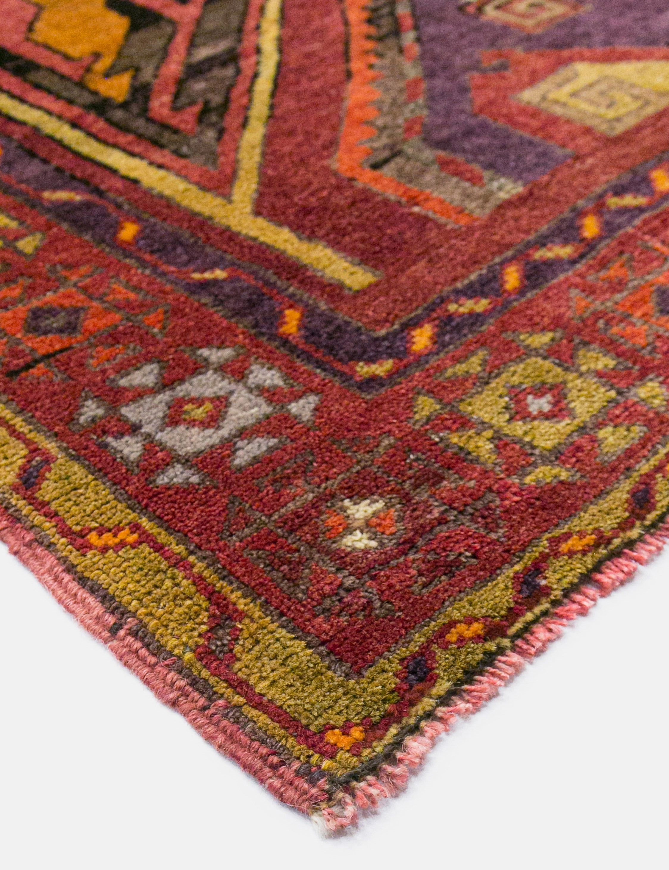 Vintage Turkish Hand-Knotted Wool Runner Rug No. 242, 4' x 14'1"