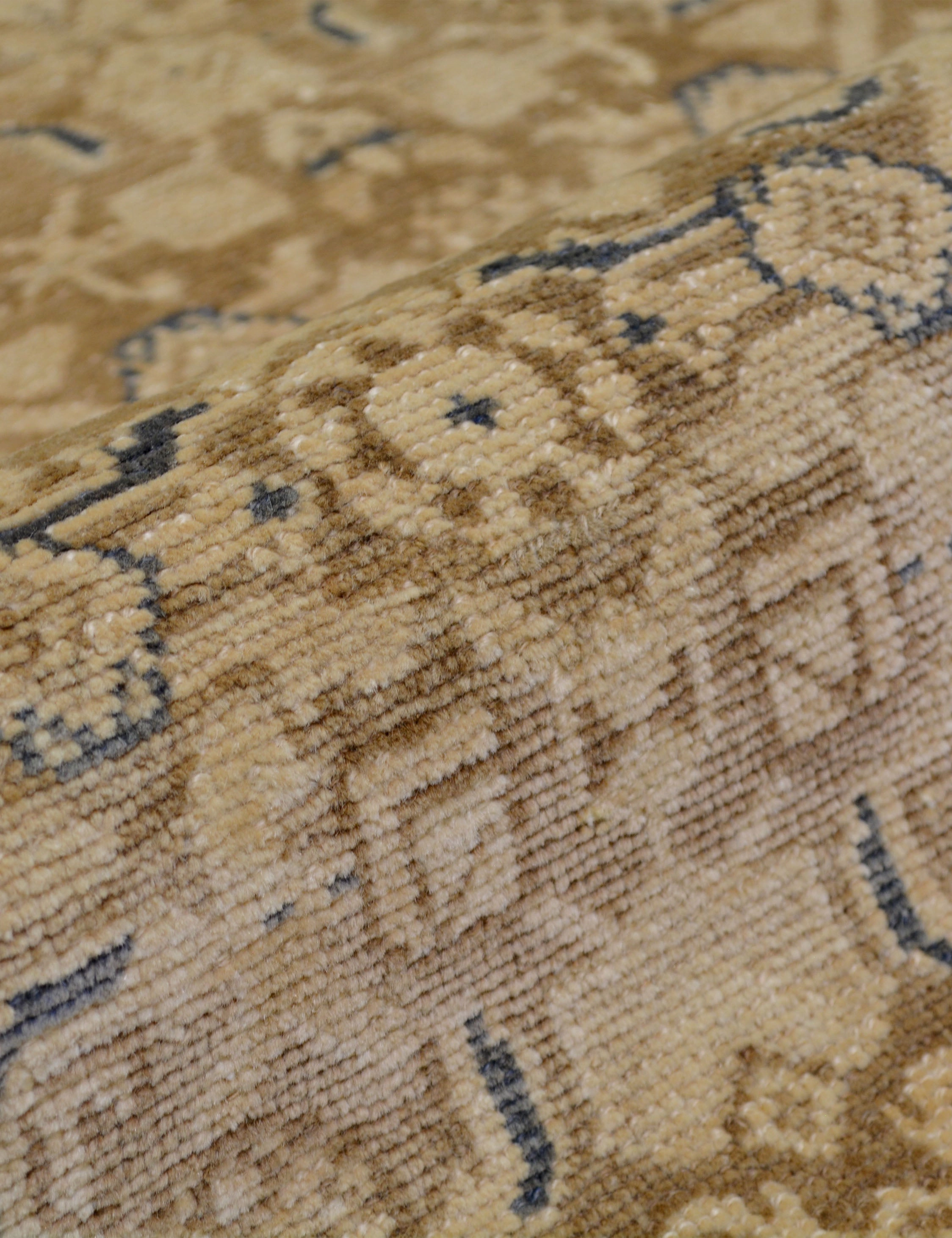 Vintage Turkish Hand-Knotted Wool Runner Rug No. 248, 3' x 9'6"