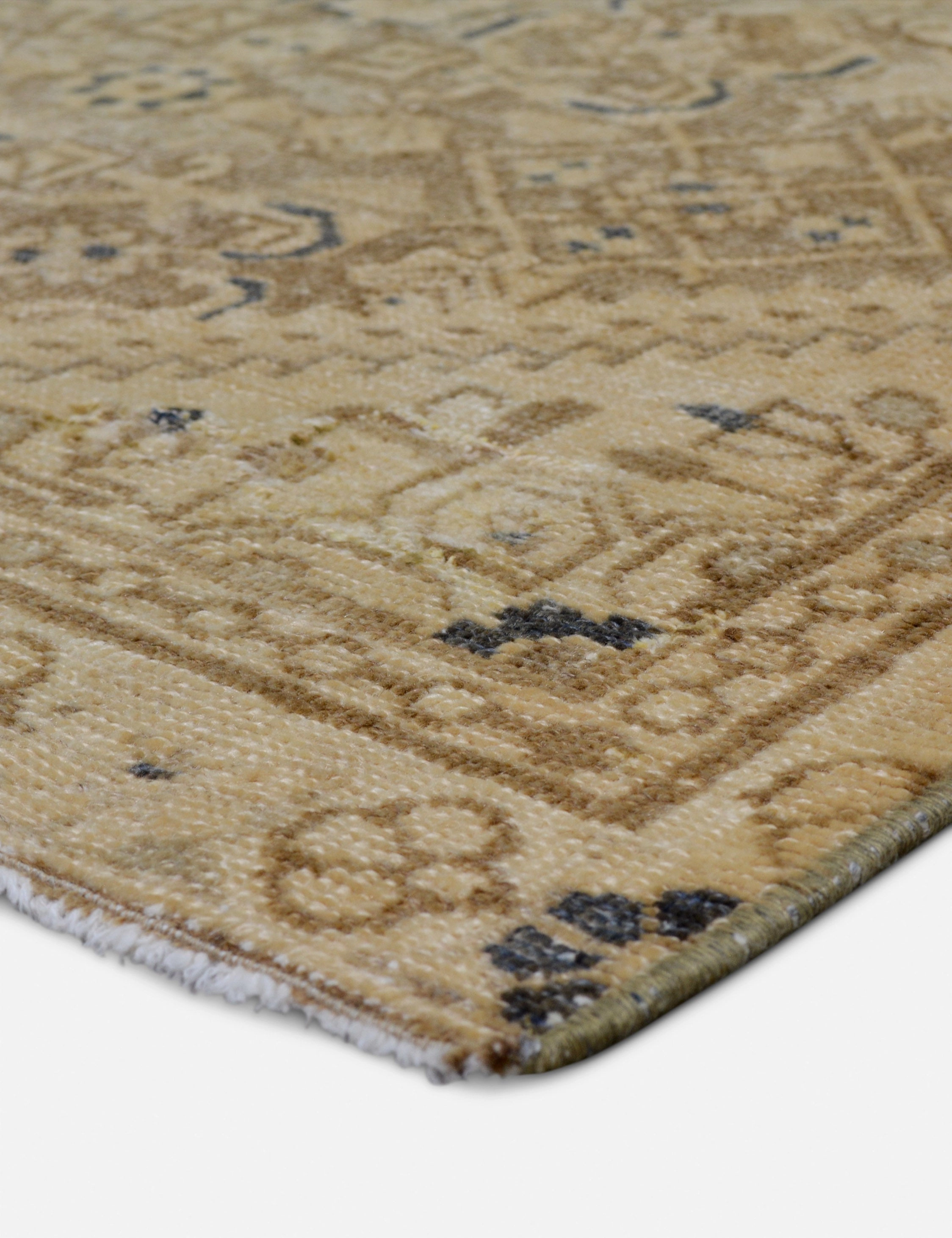 Vintage Turkish Hand-Knotted Wool Runner Rug No. 248, 3' x 9'6"