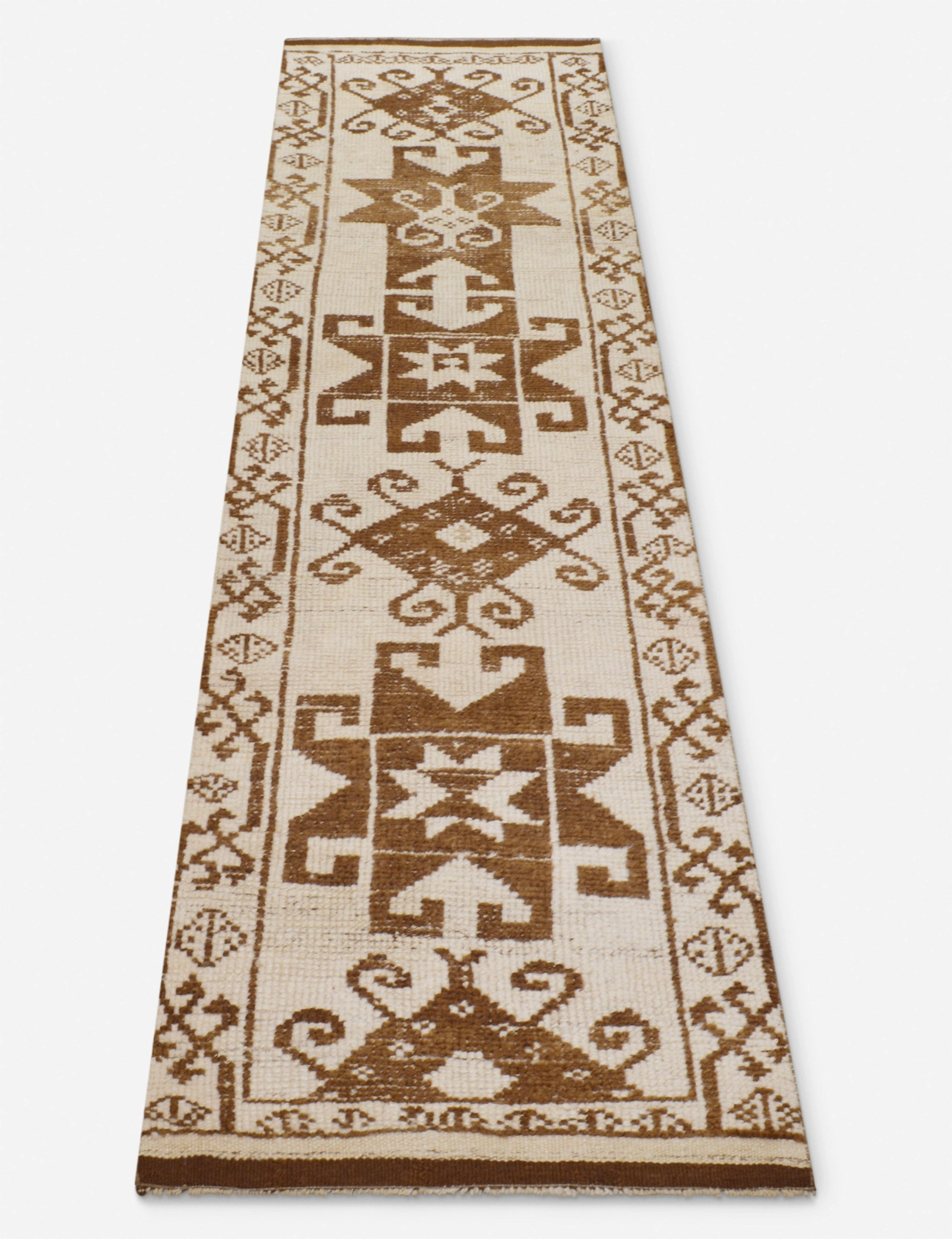 Vintage Turkish Hand-Knotted Wool Runner Rug No. 250, 2'8" x 10'7"