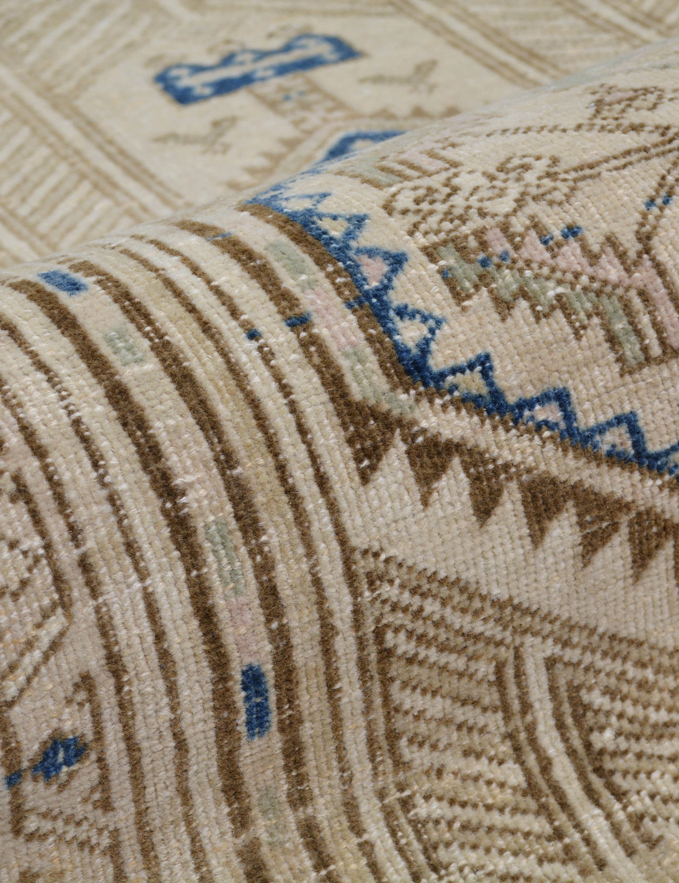 Vintage Turkish Hand-Knotted Wool Runner Rug No. 254, 3'3" x 10'3"