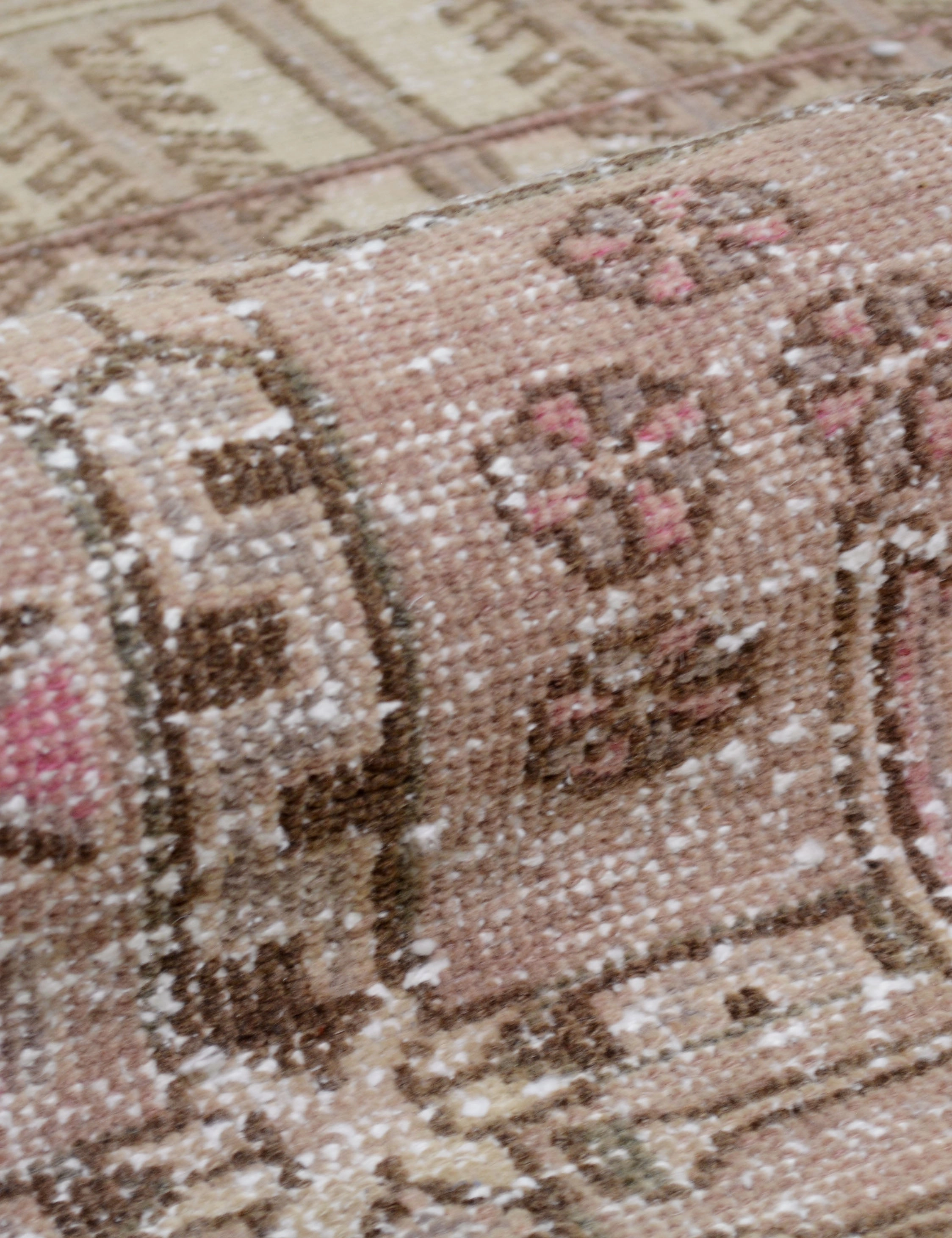 Vintage Turkish Hand-Knotted Wool Runner Rug No. 255, 3'2" x 9'10"