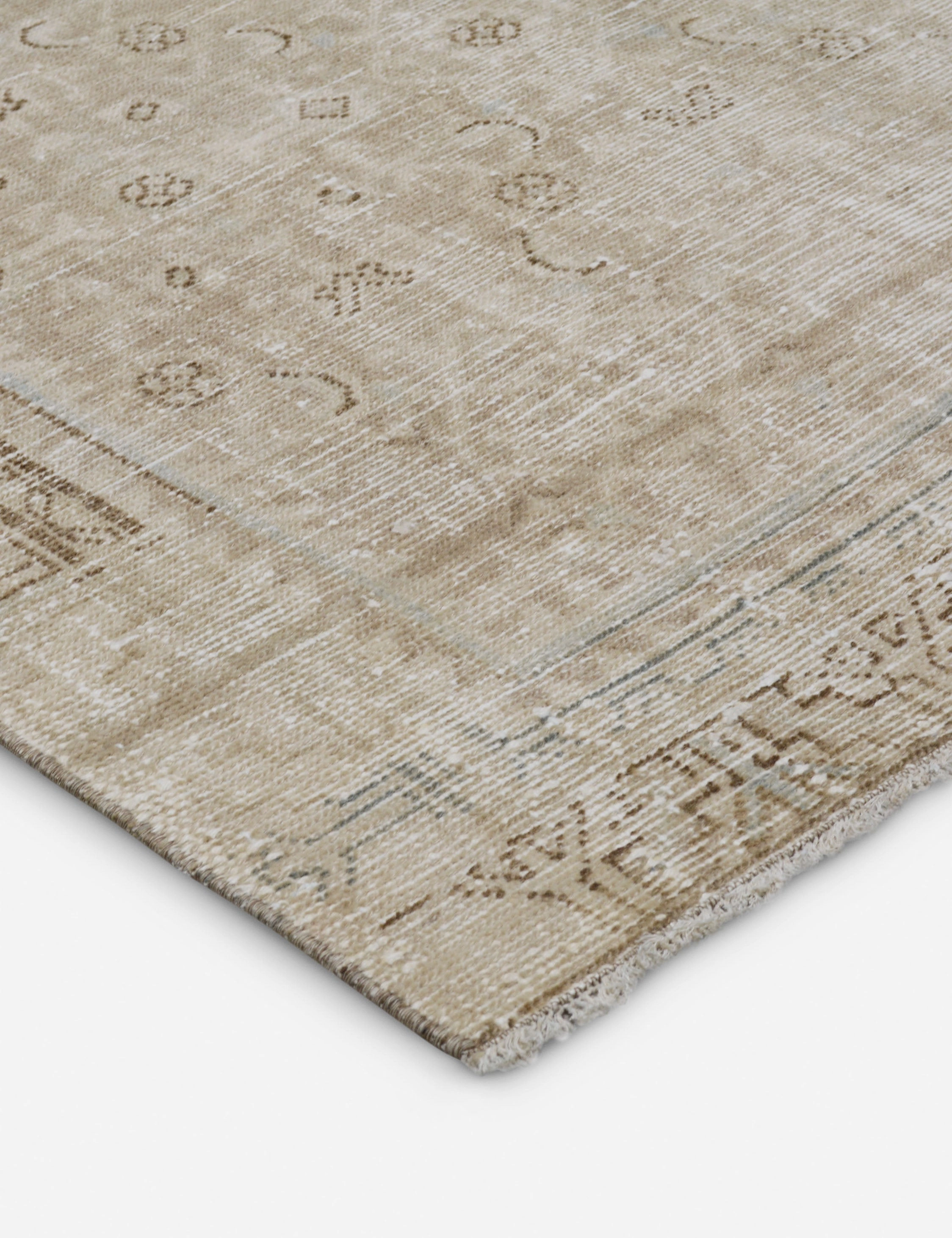 Vintage Turkish Hand-Knotted Wool Runner Rug No. 258, 3'4" x 9'5"