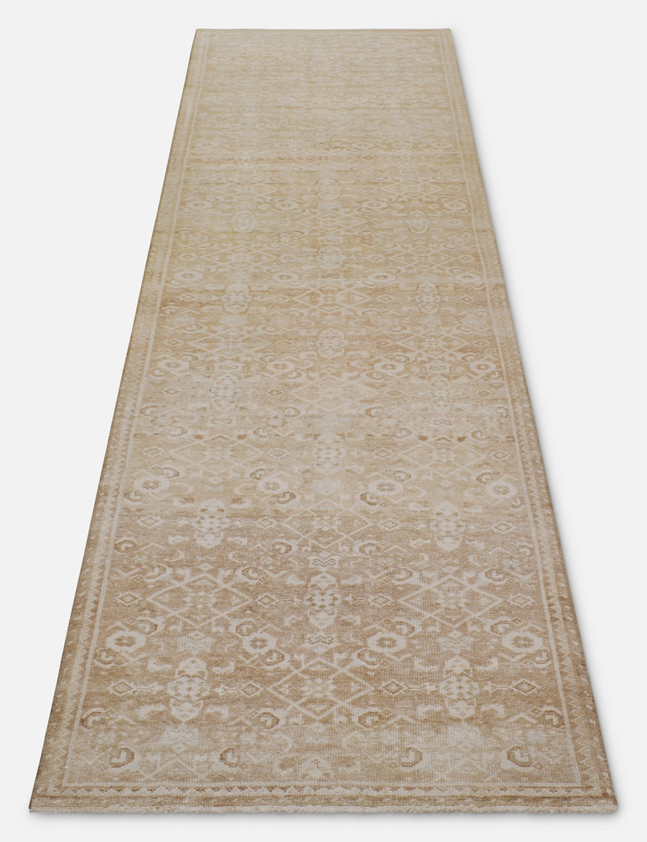 Vintage Turkish Hand-Knotted Wool Runner Rug No. 259, 2'8" x 12'5"