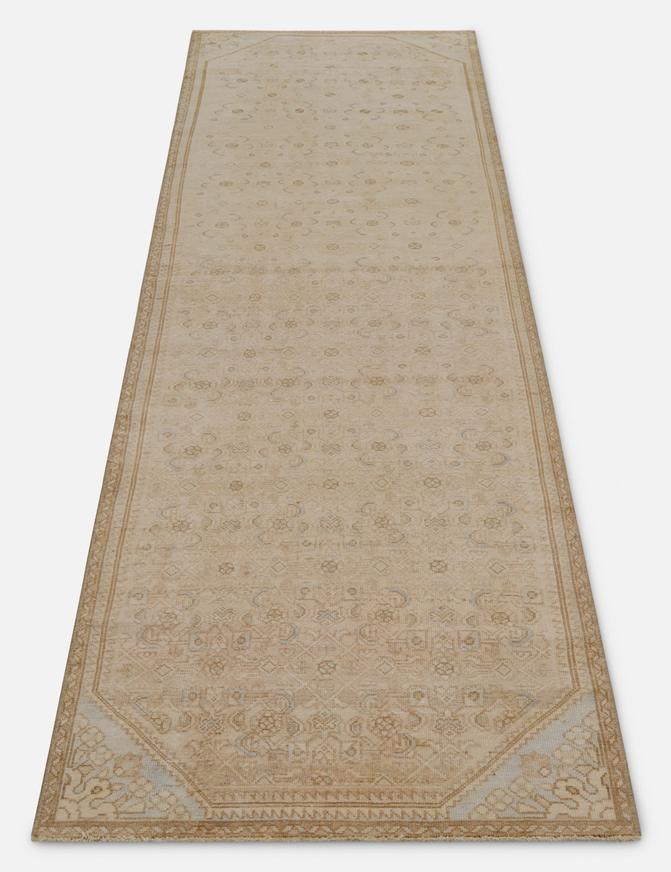 Vintage Turkish Hand-Knotted Wool Runner Rug No. 261, 2'7" x 9'4"