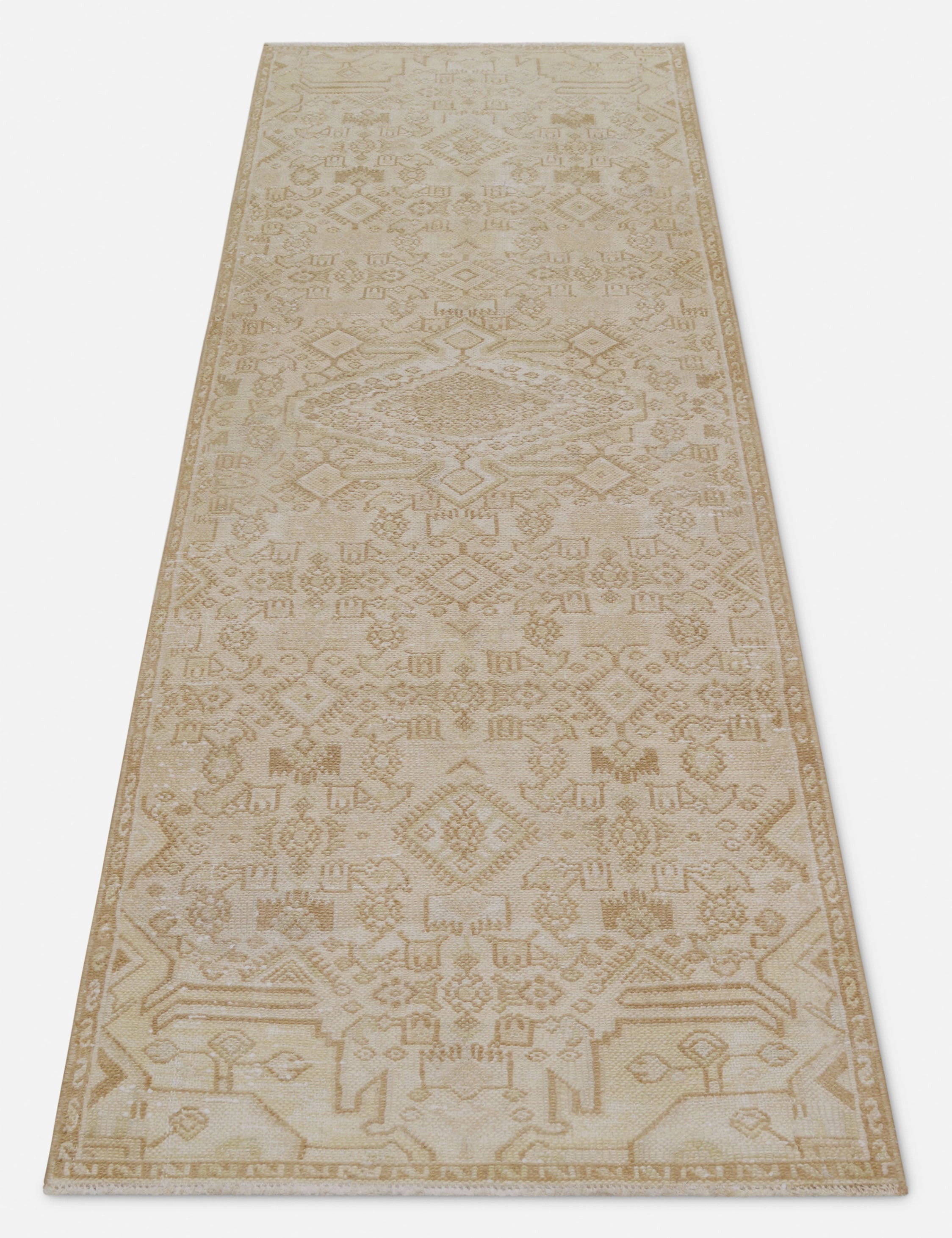 Vintage Turkish Hand-Knotted Wool Runner Rug No. 262, 2'8" x 8'10"