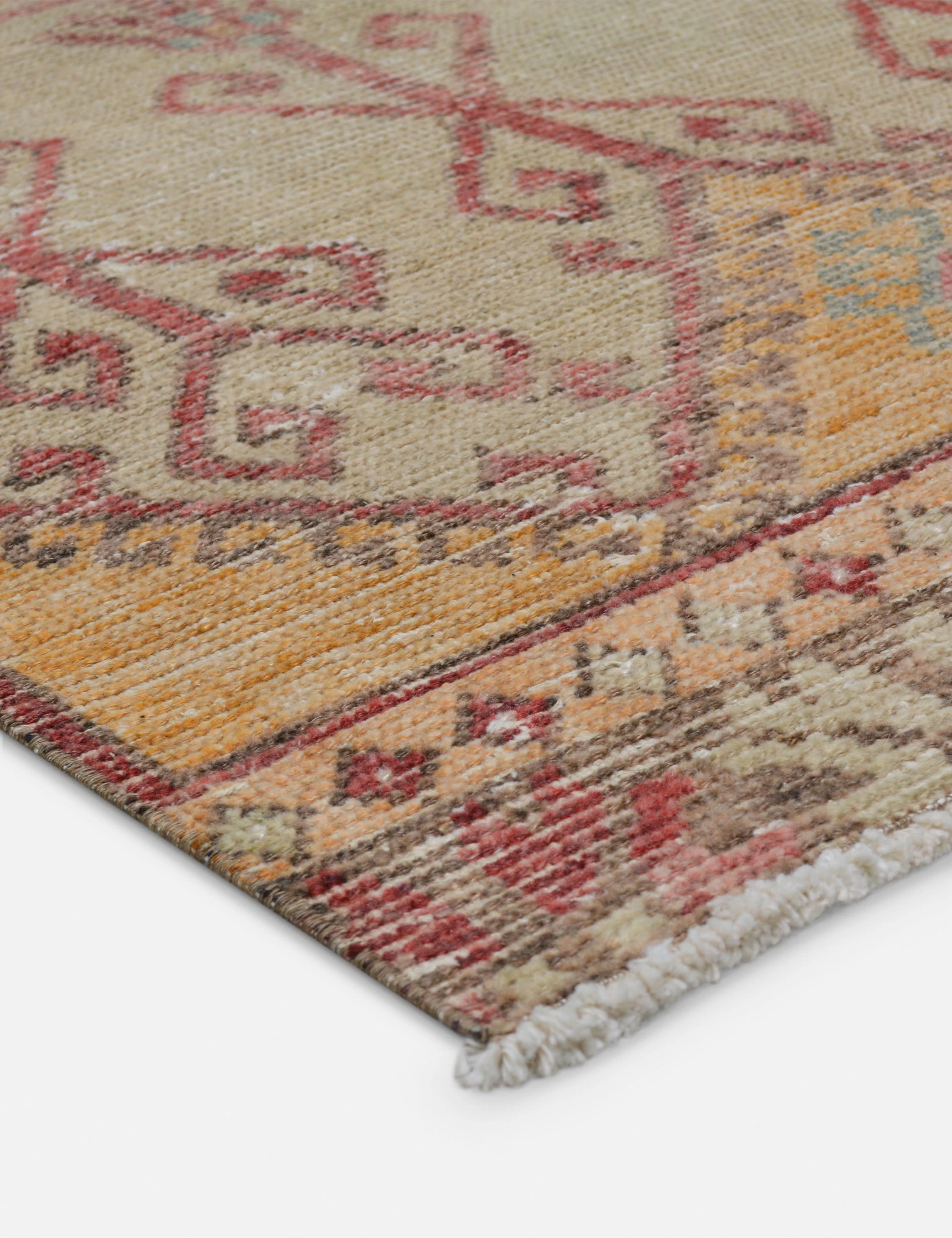 Vintage Turkish Hand-Knotted Wool Runner Rug No. 267, 3' x 11'8"