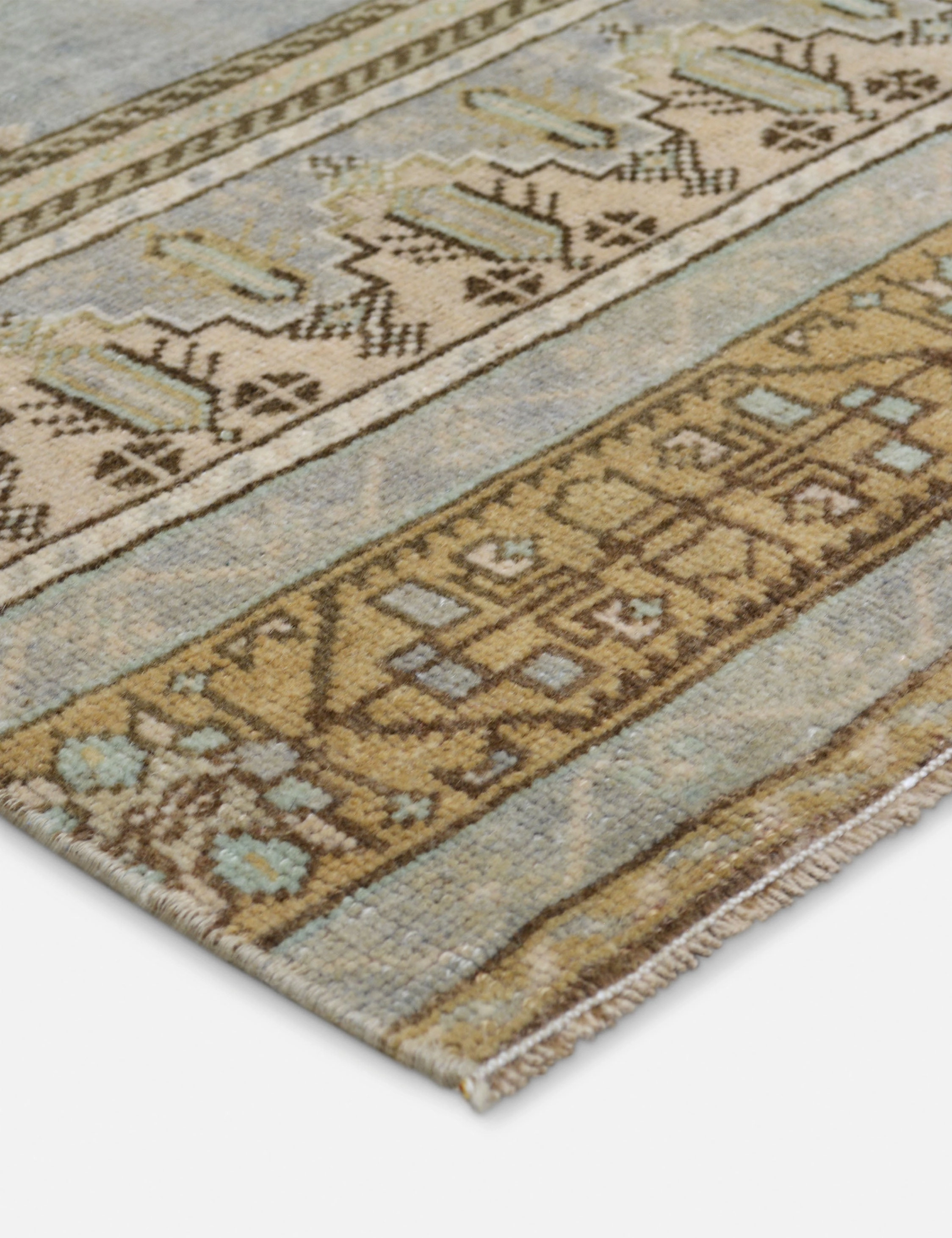 Vintage Turkish Hand-Knotted Wool Runner Rug No. 270, 3'2" x 8'6"