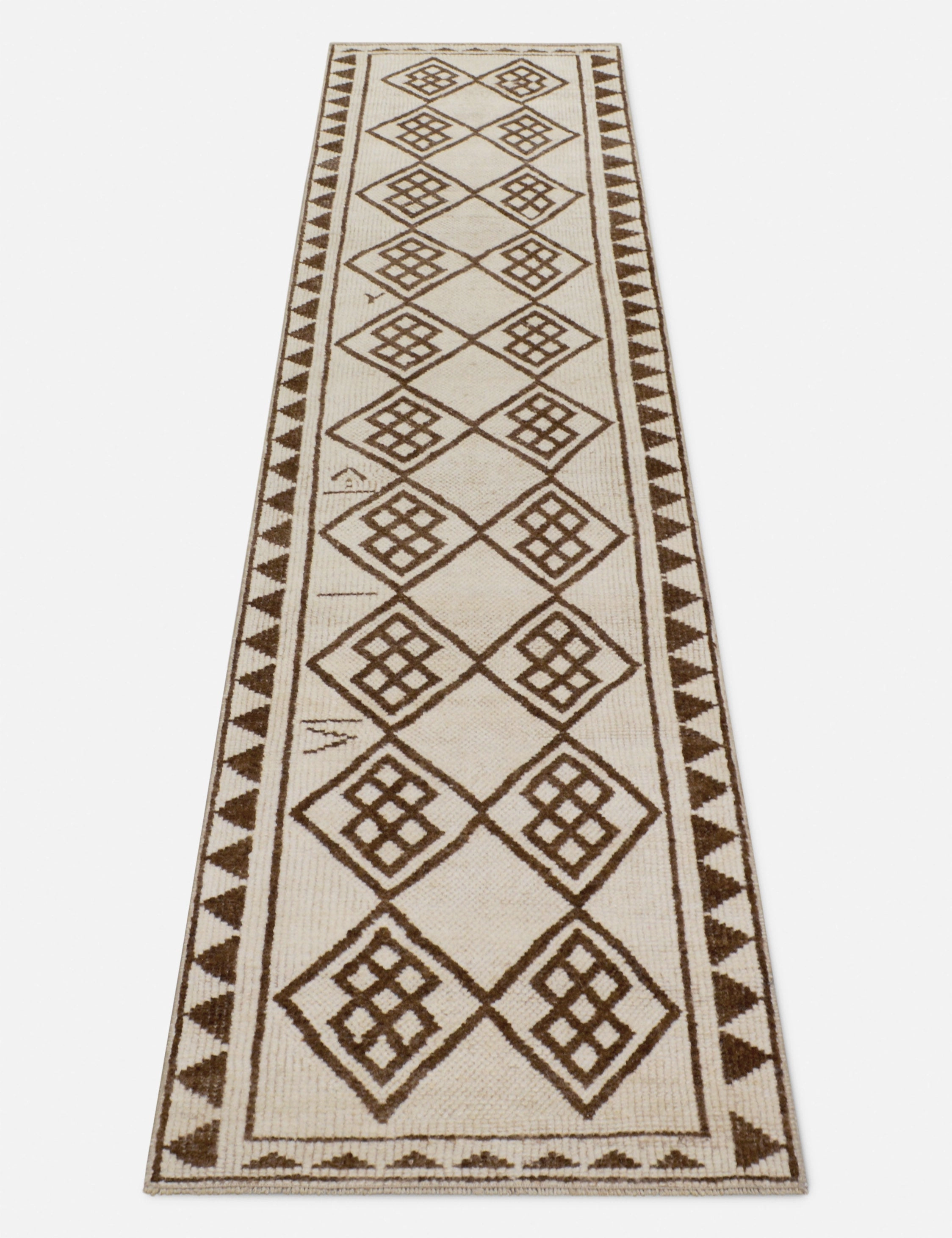 Vintage Turkish Hand-Knotted Wool Runner Rug No. 272, 2'7" x 11'4"