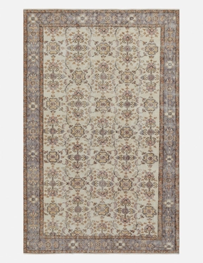 Vintage Turkish Rug No. 146, 6'3" x 10' trendy fashion rug