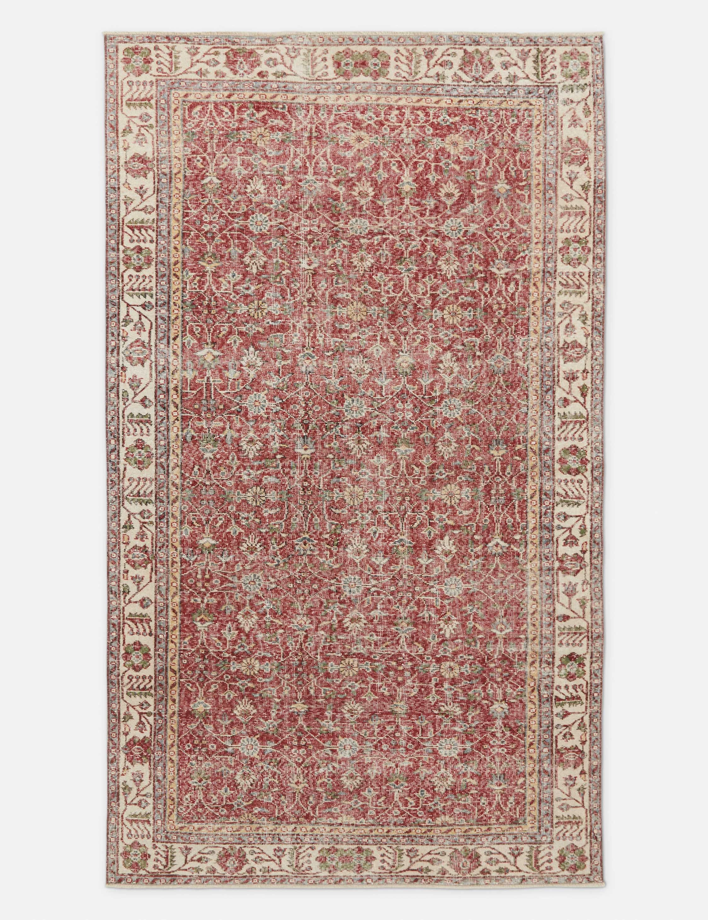 Vintage Turkish Rug No. 180, 5'7" x 10'2" trendy fashion rug