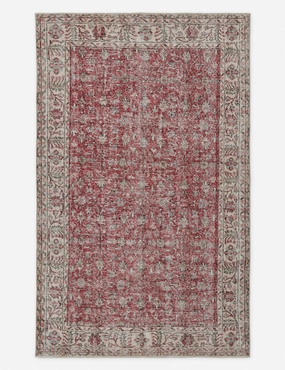 Vintage Turkish Rug No. 188, 5'2" x 8'7" trendy fashion rug