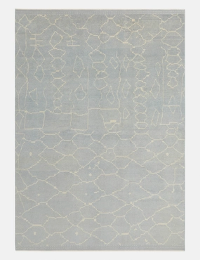 Vintage Wool Moroccan Rug No. 42, 7'5" x 10'9" trendy fashion rug