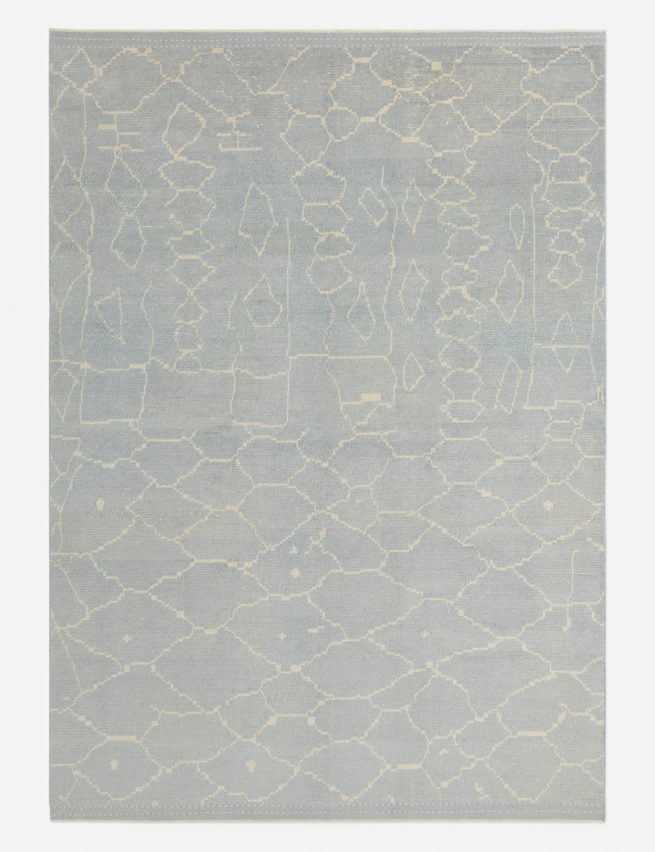 Vintage Wool Moroccan Rug No. 42, 7'5" x 10'9" trendy fashion rug