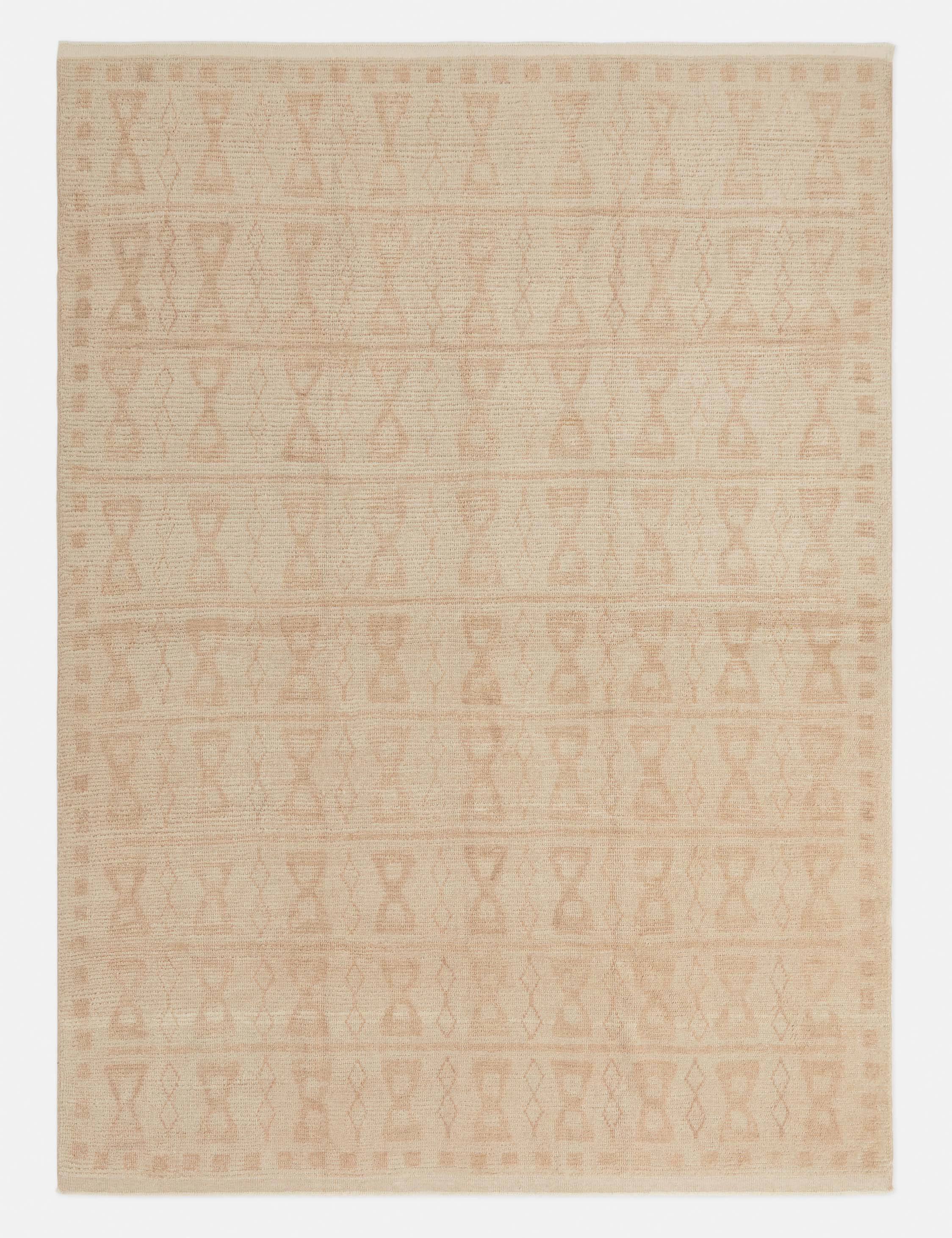 Vintage Wool Moroccan Rug No. 43, 8'6" x 11'8" trendy fashion rug