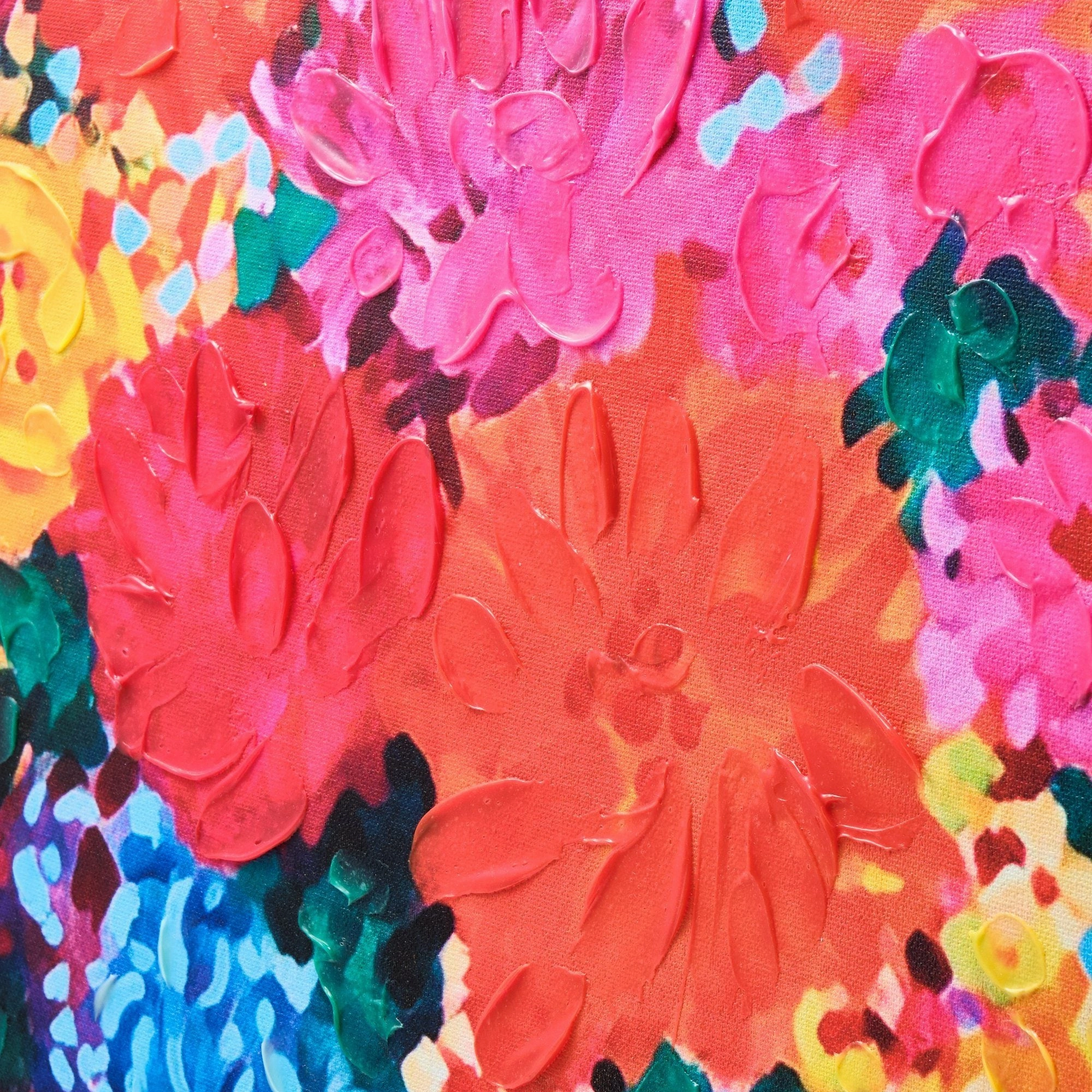 Vivid Flower Art Board Bl