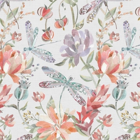 Volatus Printed Cotton Fabric (By The Metre) Cinnamon elegant table cloth  