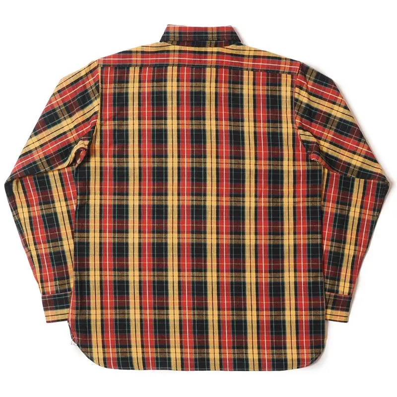 Lagerhaus & Co Los 3022 Flanell mit Kinnriemen - Rot/Gelb (Nicht waschen)