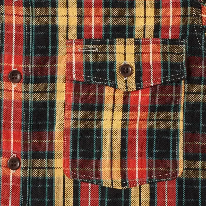 Lagerhaus & Co Los 3022 Flanell mit Kinnriemen - Rot/Gelb (Nicht waschen)