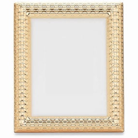 Watchband Satin Gold 5" x 7" Photo Frame home display ornament