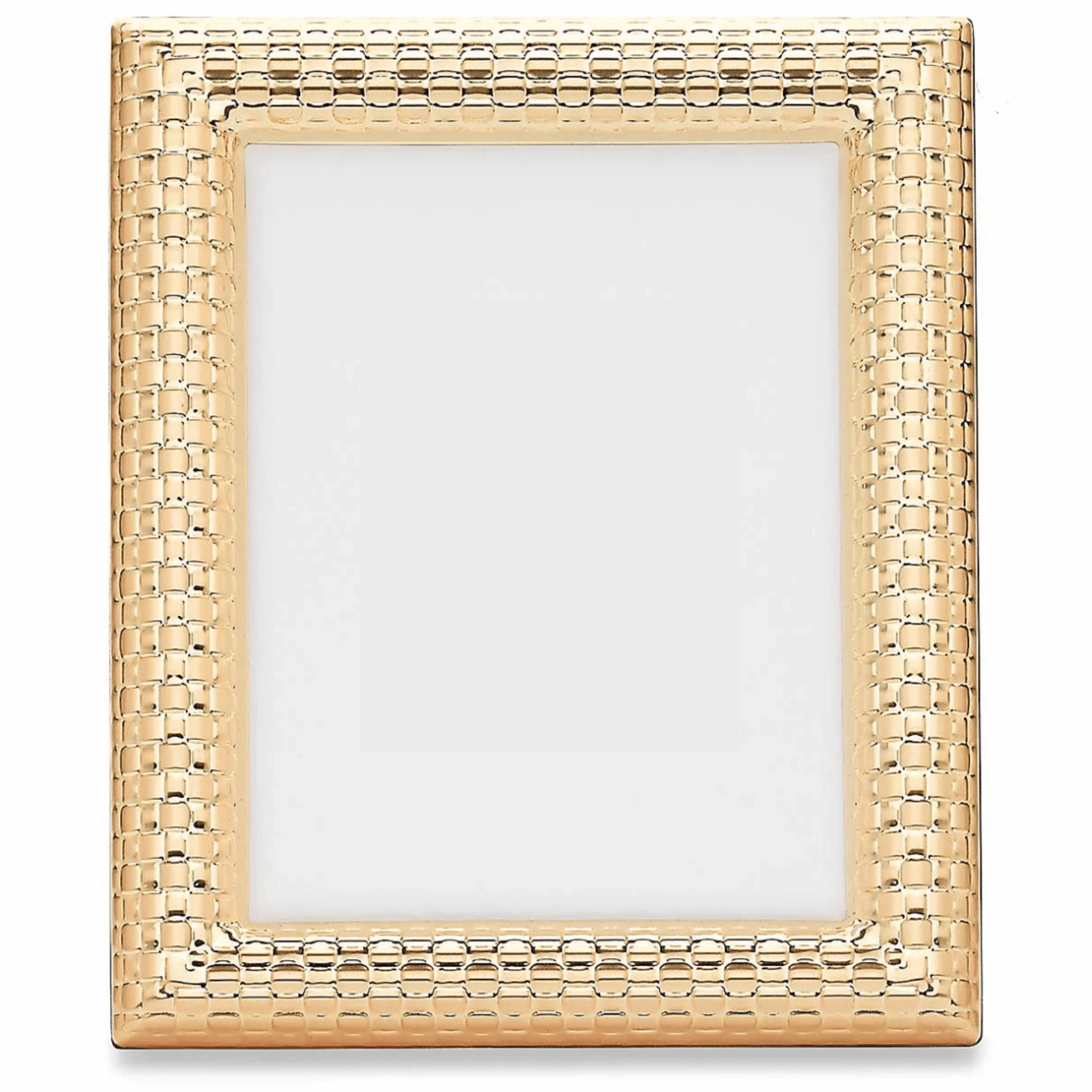 Watchband Satin Gold 5" x 7" Photo Frame home display ornament