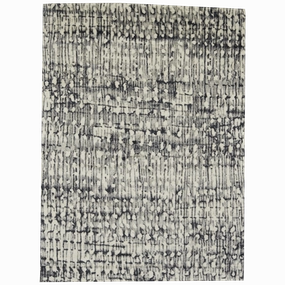 Water Colour Charcoal minimalist everyday rug