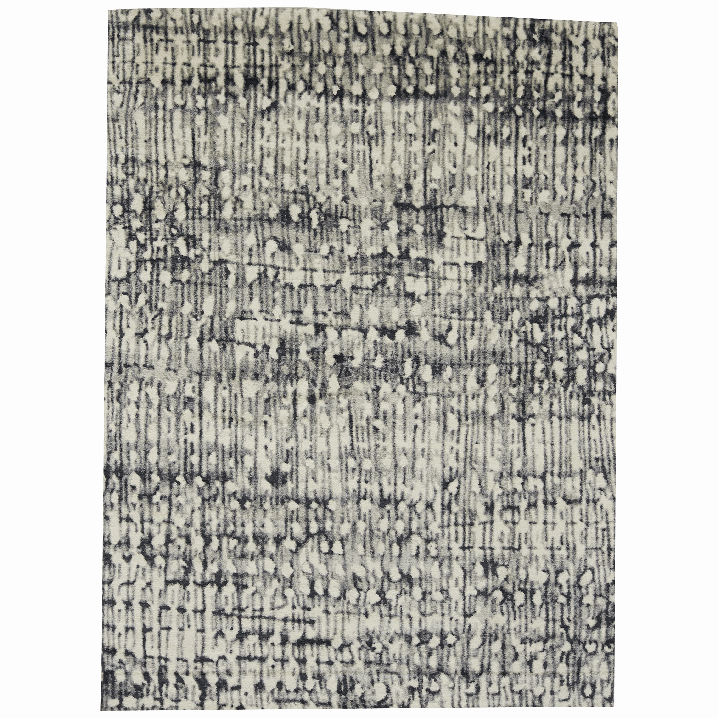 Water Colour Charcoal minimalist everyday rug