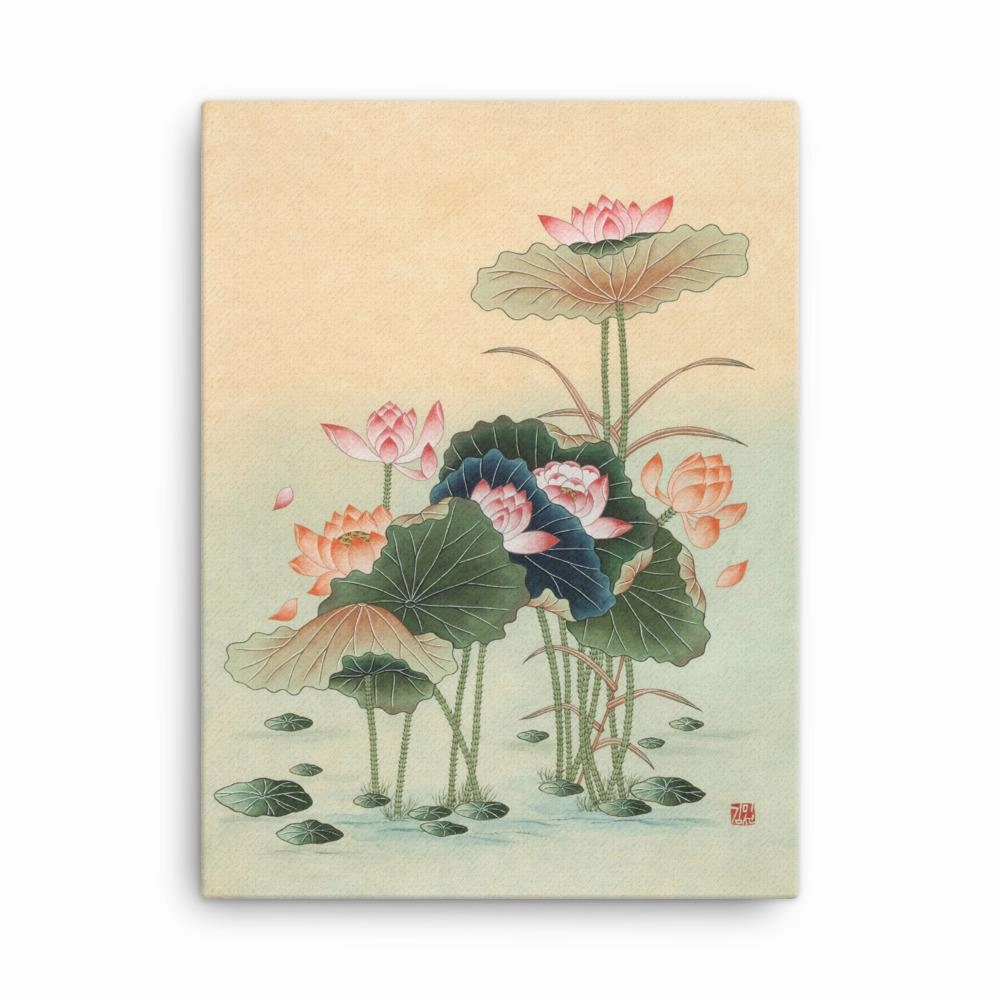 Water Lilies - canvas canvas mural art