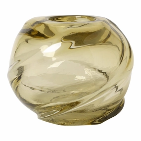 Water Swirl Vase - Round modern art object