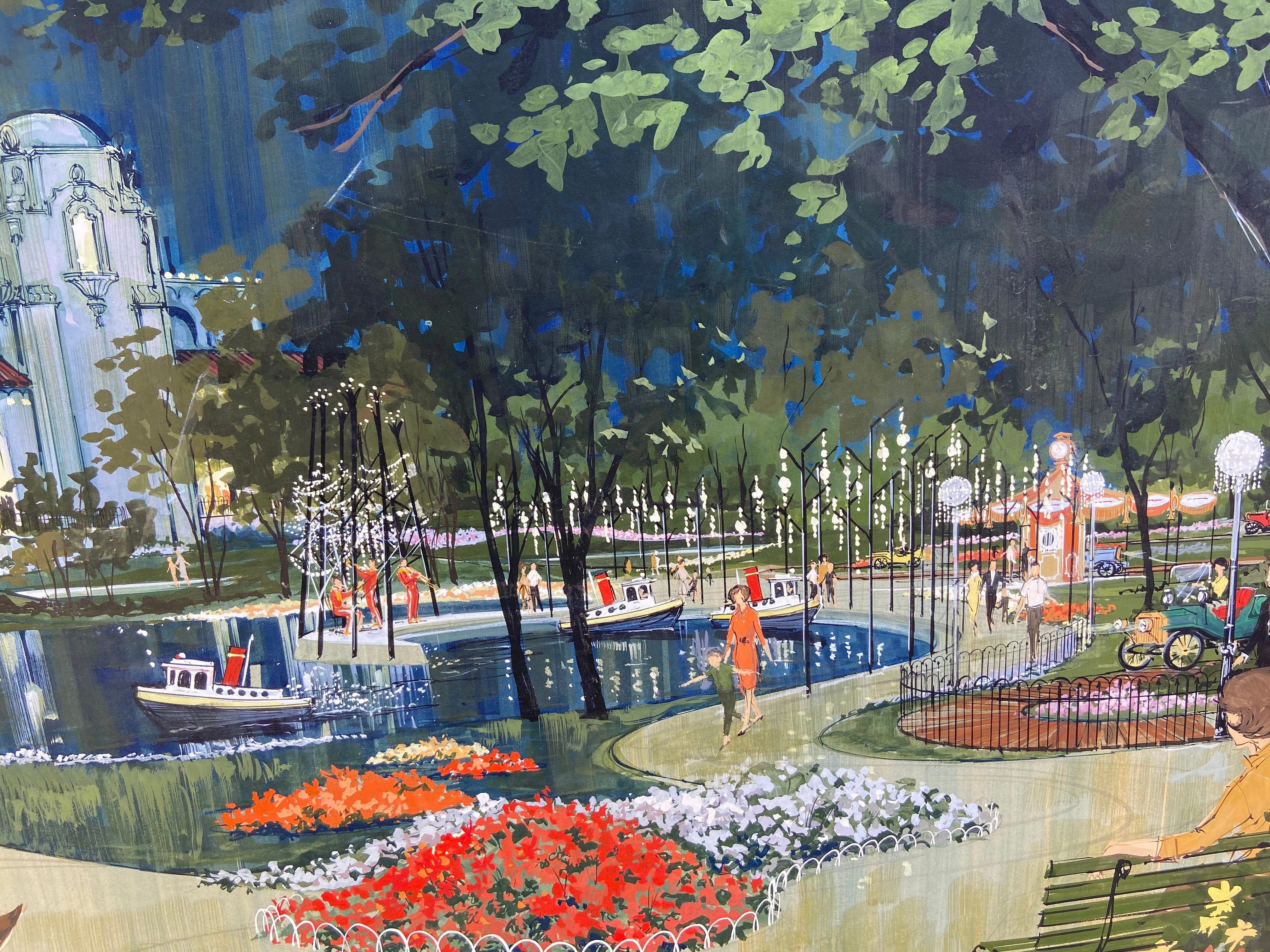 WATERCOLOR OF ORIGINAL FAIR PARK