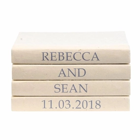 Wedding Day Announcement Decorative Book Set for Newlyweds home display ornament