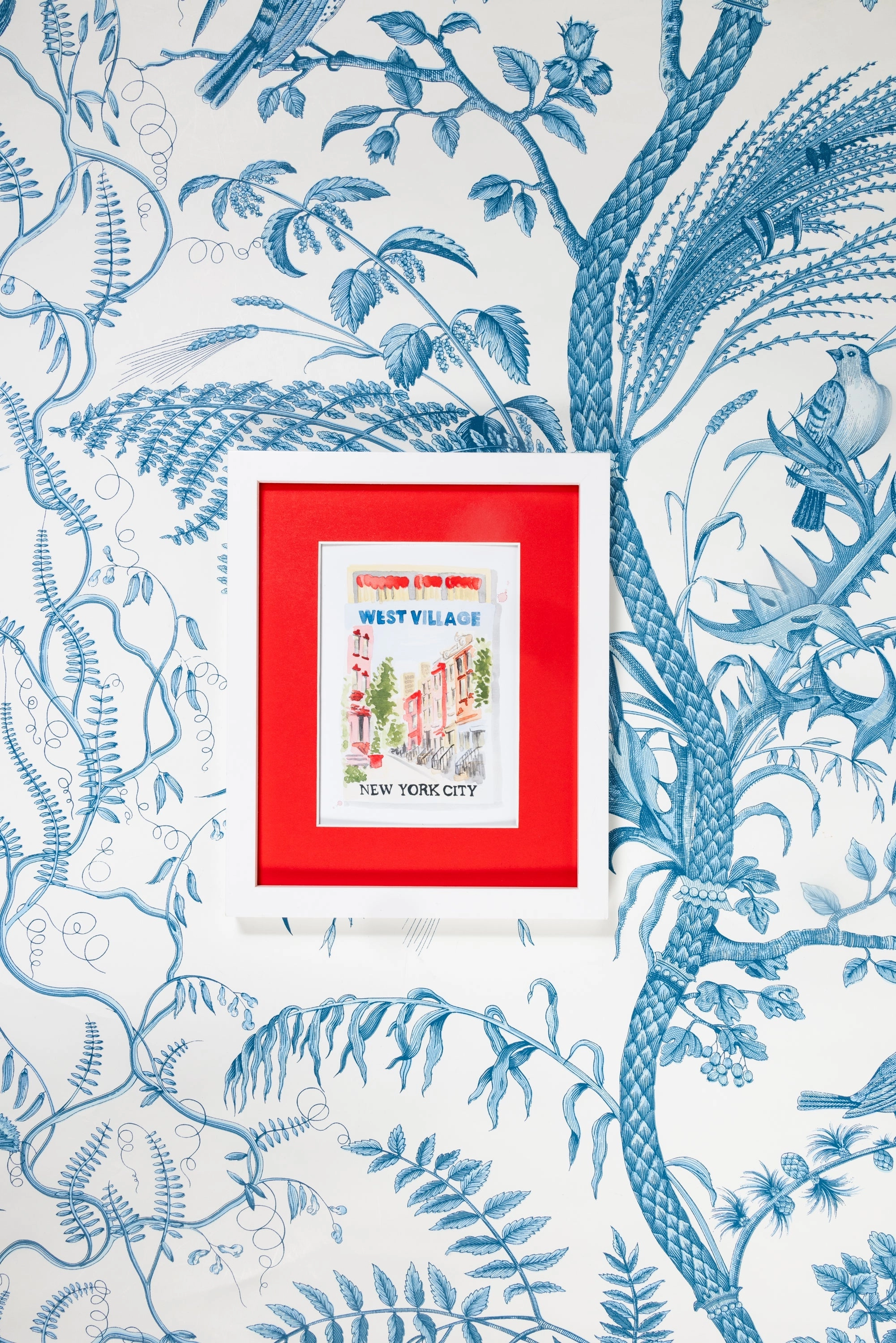 West Village NYC Matchbook Artwork