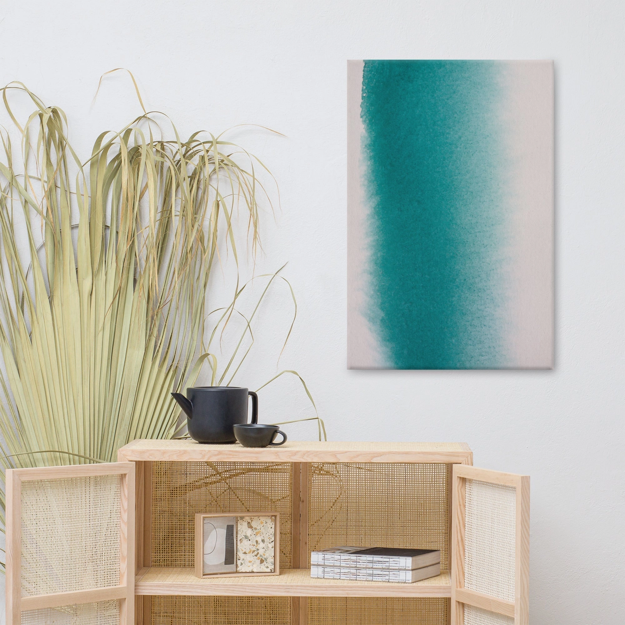 white beach - canvas