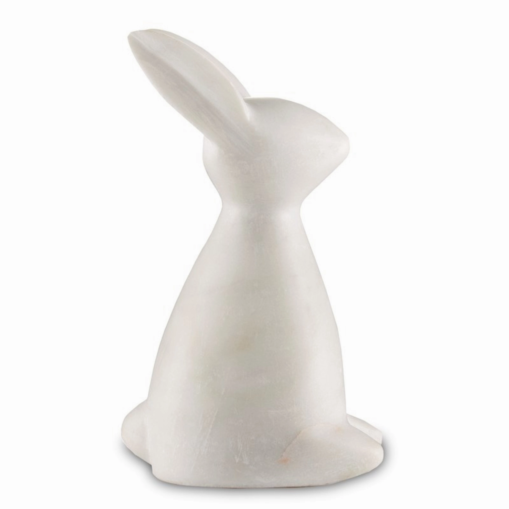 White Marble Rabbit Decorative Sculpture
