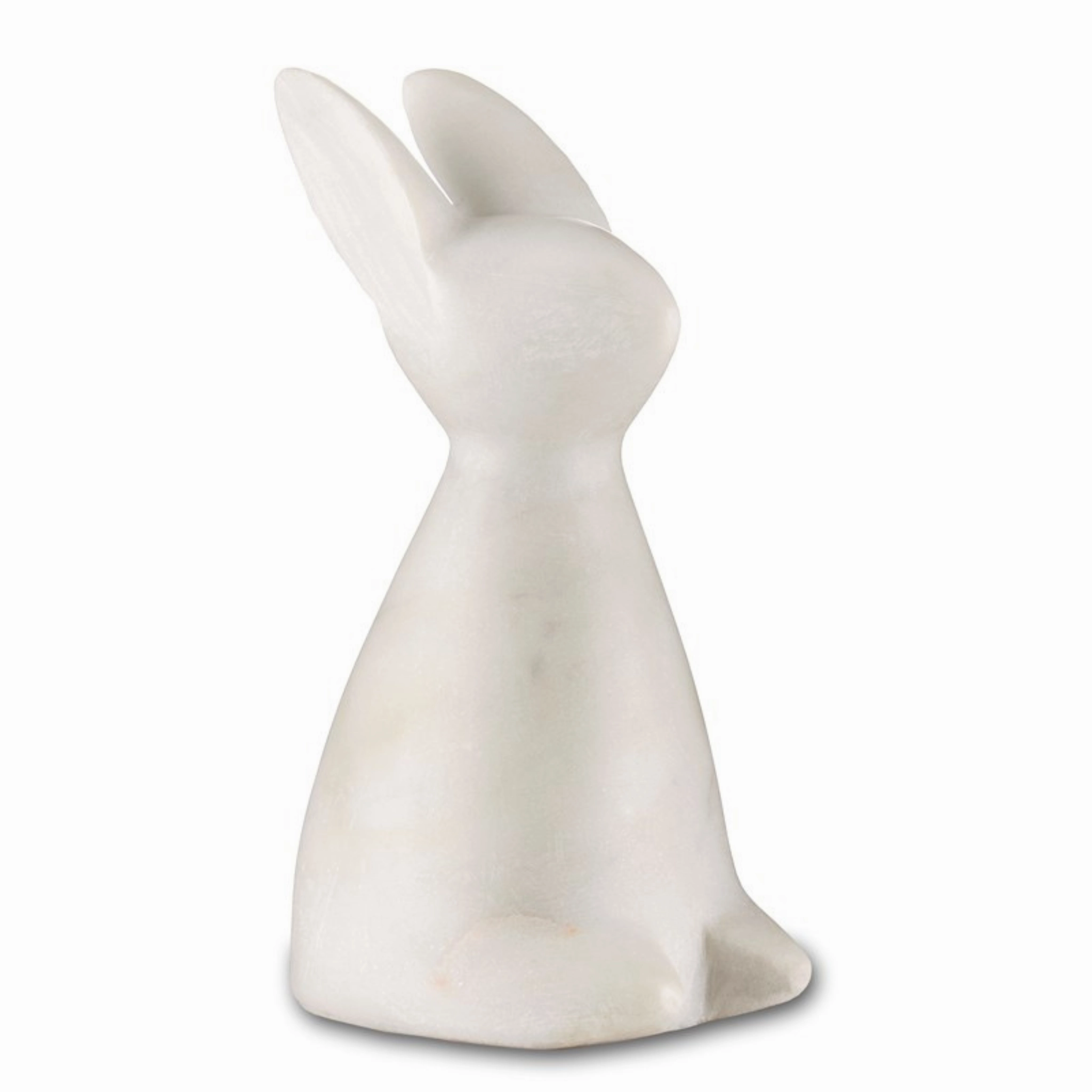 White Marble Rabbit Decorative Sculpture home display ornament
