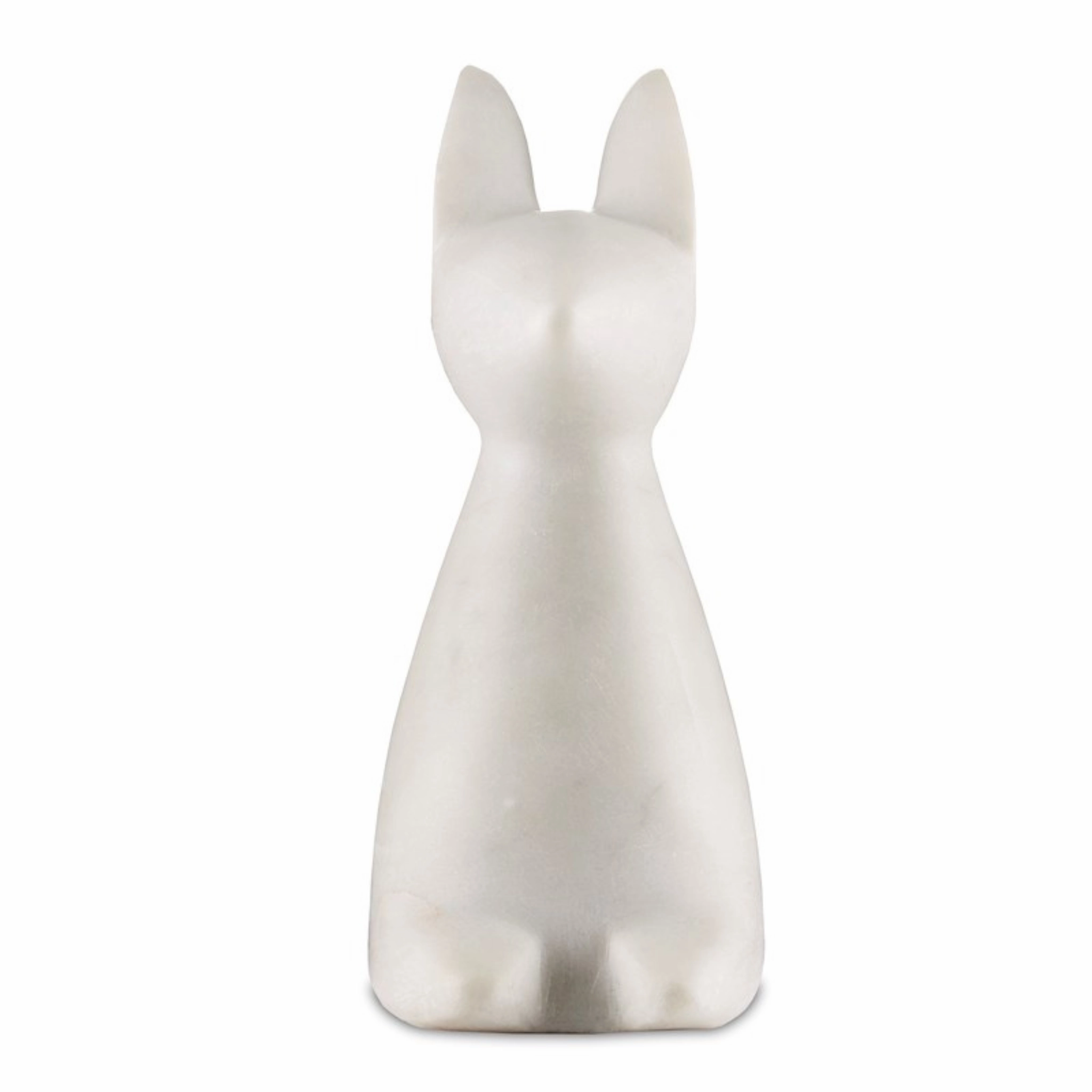 White Marble Rabbit Decorative Sculpture