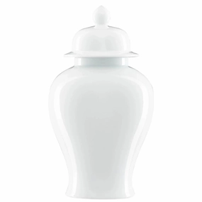 White Porcelain Imperial Ginger Jar home display ornament