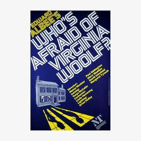 Who's Afraid of Virginia Woolf? 1981 Print aesthetic poster wallpaper