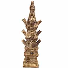Wicker Tulipiere home display ornament