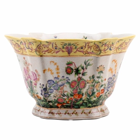 Wild Breeze Porcelain Planter home display ornament