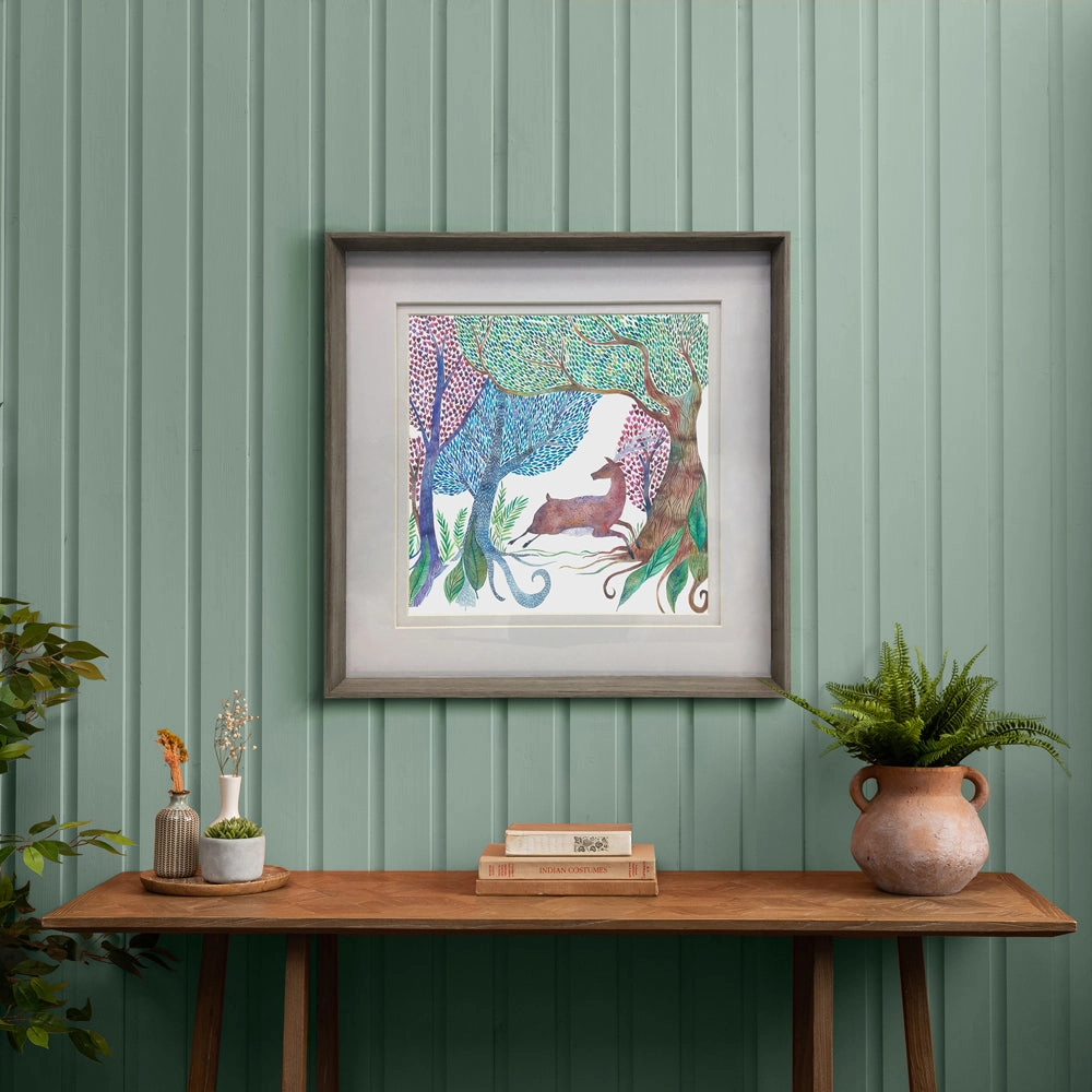 Willow Woods Framed Print Nut