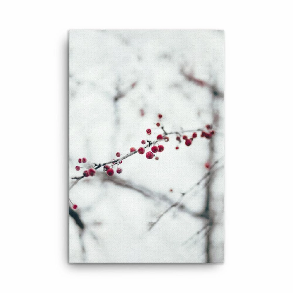 Winter berries - canvas