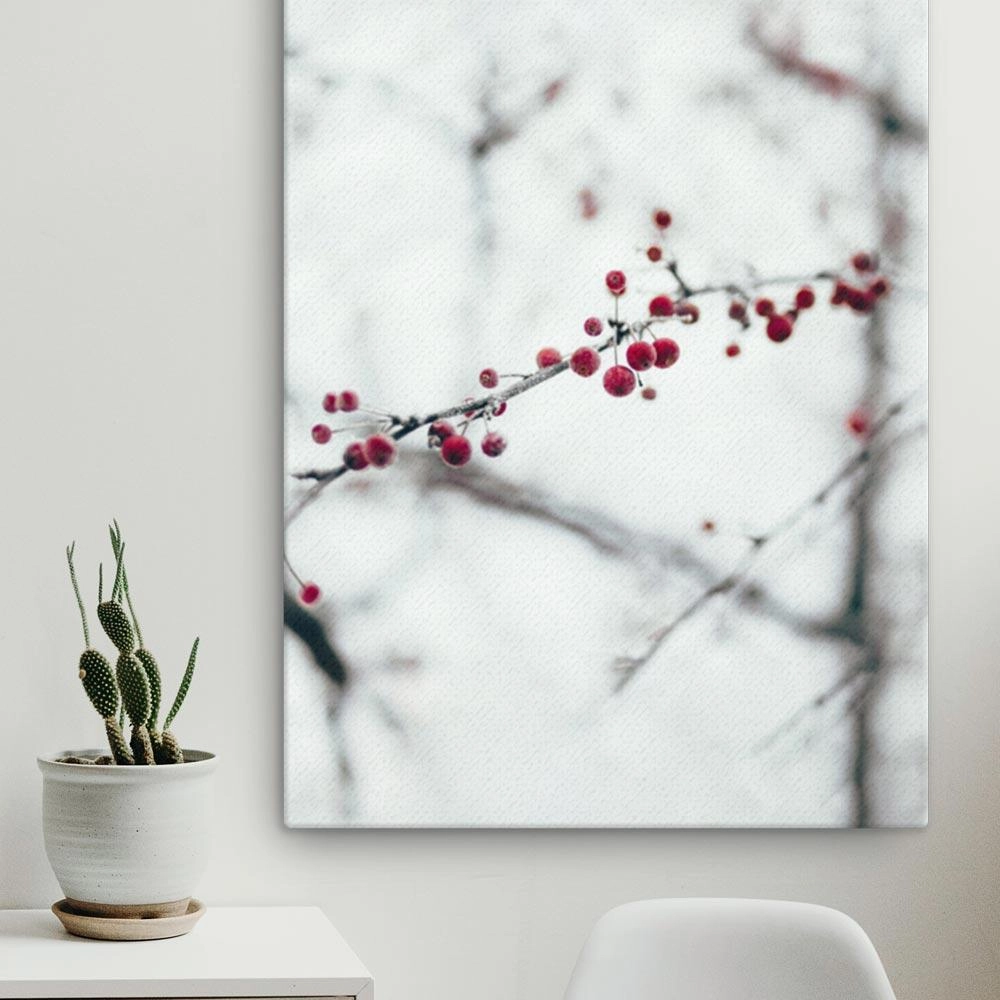 Winter berries - canvas