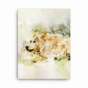 Wolf - canvas canvas mural art
