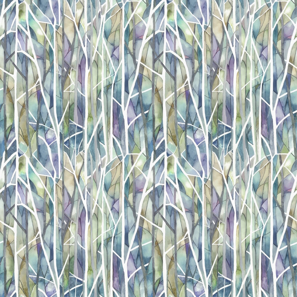 Woodbury Printed Cotton Fabric (By The Metre) Skylark