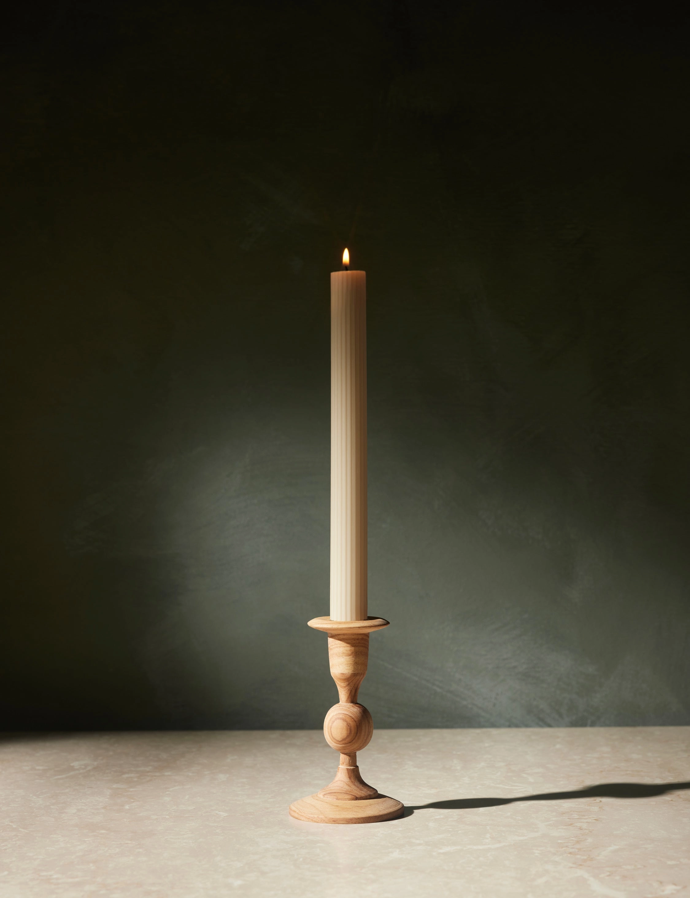 Wooden Georgian Candlesticks