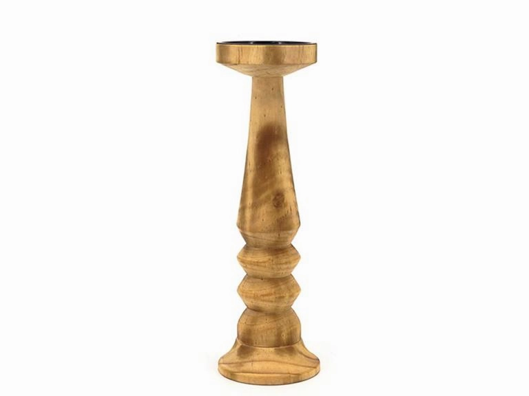 Wooden Pillar Candle Holder (Multiple Sizes)